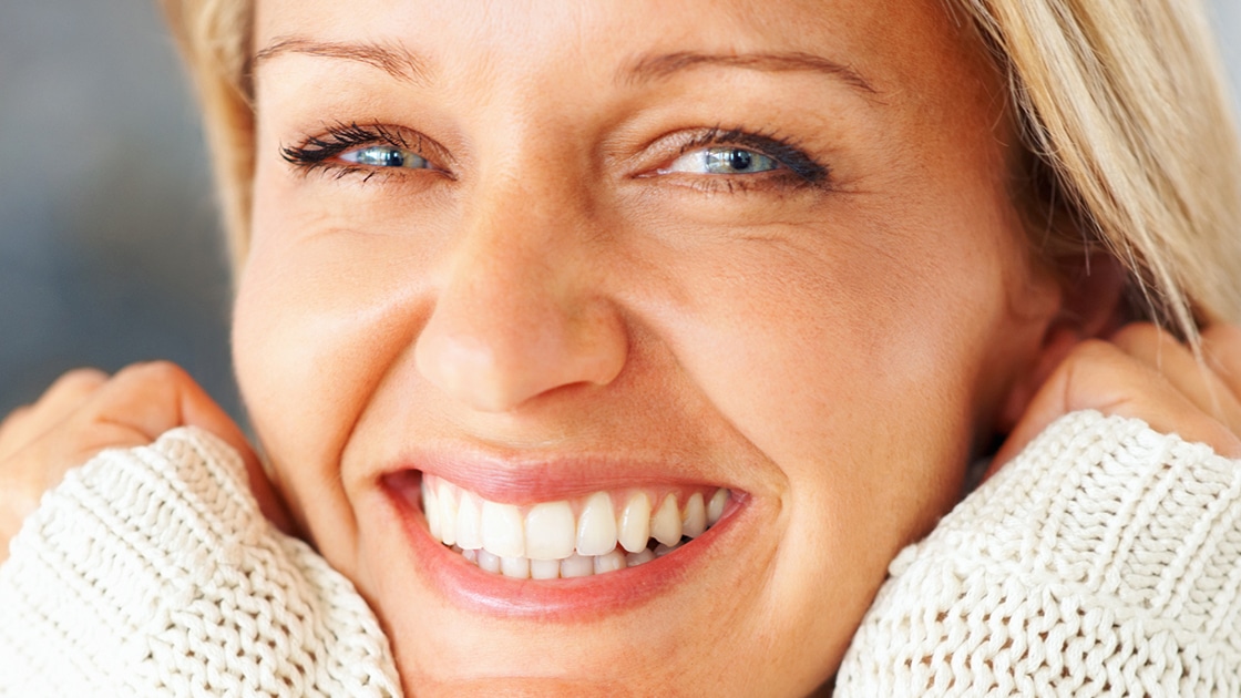 Close up smile